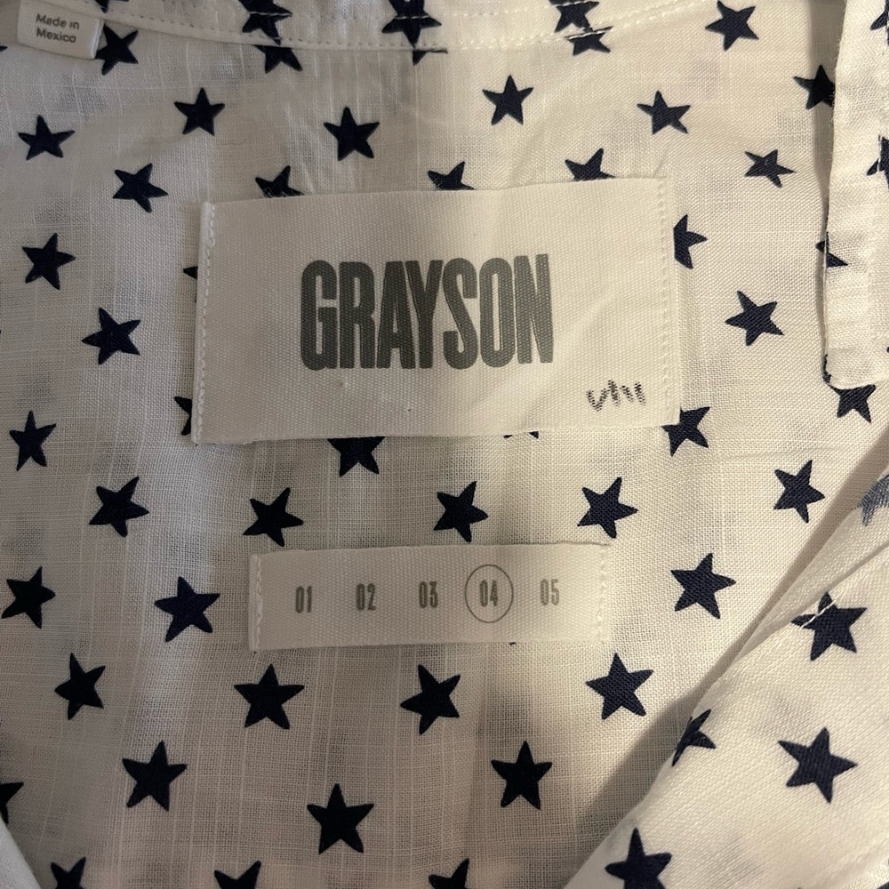 GRAYSON The Hero Star Print Button Down Shirt - Picture 7 of 8